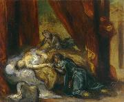 Eugene Delacroix The Death of Desdemona Sweden oil painting artist